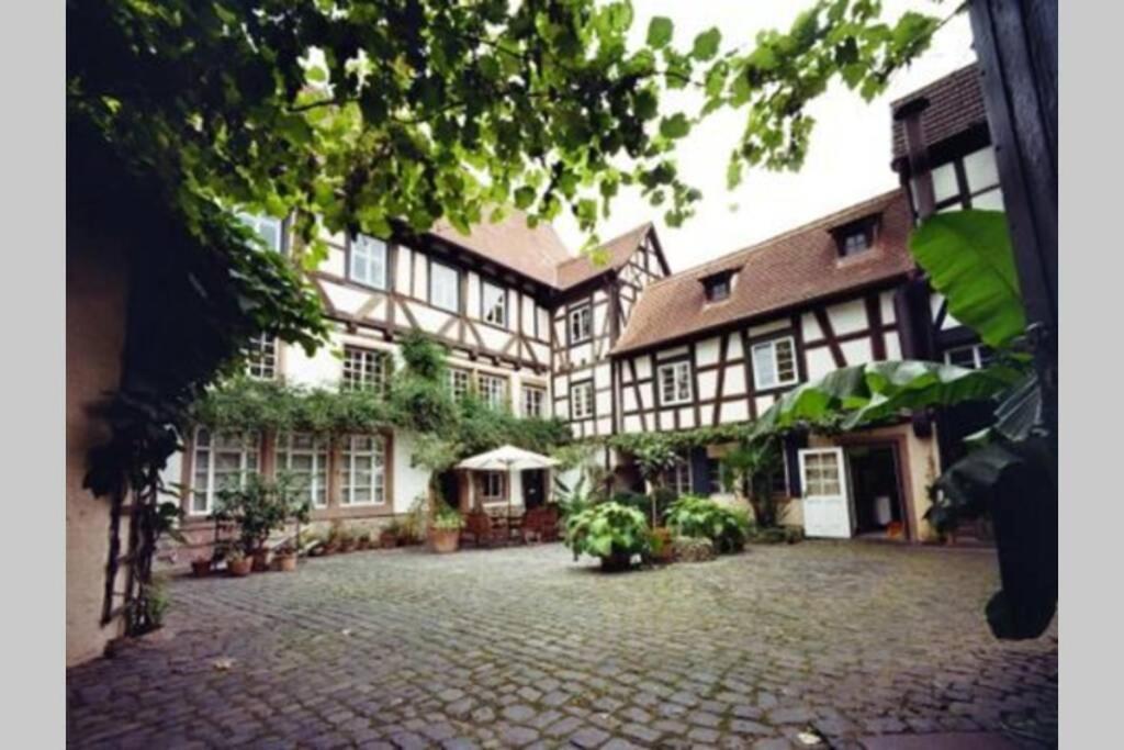 Historischer Adelshof Am Marktplatz, Atelier 70 M² Weinheim Kültér fotó