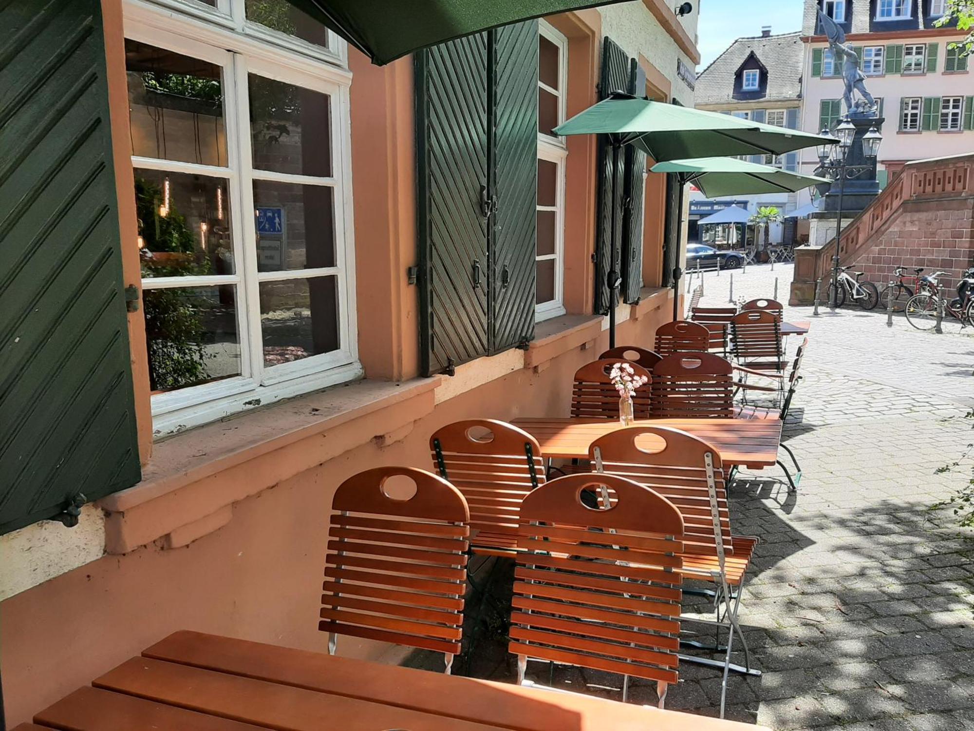 Historischer Adelshof Am Marktplatz, Atelier 70 M² Weinheim Kültér fotó